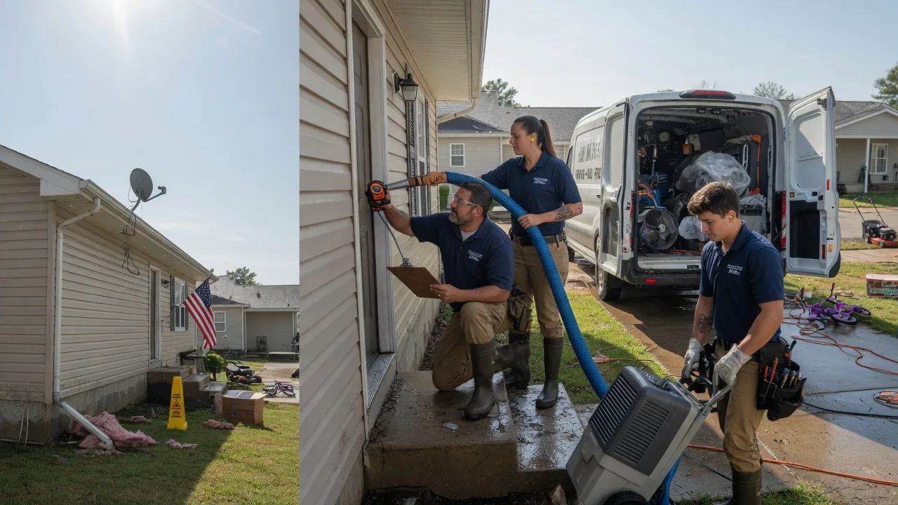 Ceiling Water Damage Restoration in Hiram, OH near me